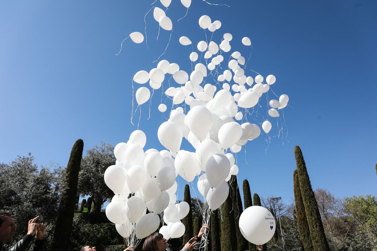 &nbsp;Palloncini bianchi