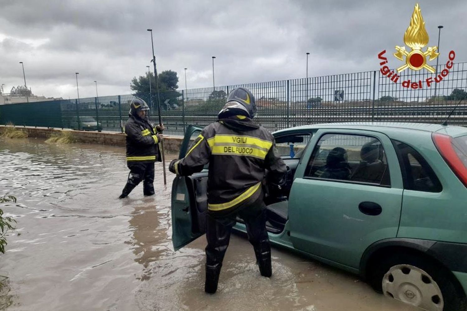 Un intervento dei Vigili del Fuoco