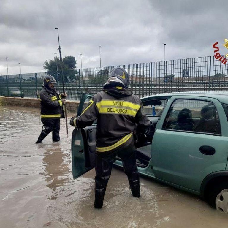 Un intervento dei Vigili del Fuoco