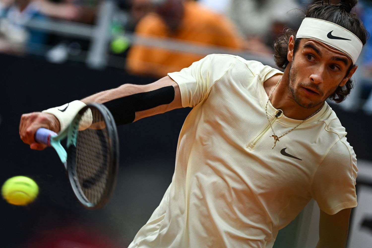 Lorenzo Musetti agli Internazionali di Roma