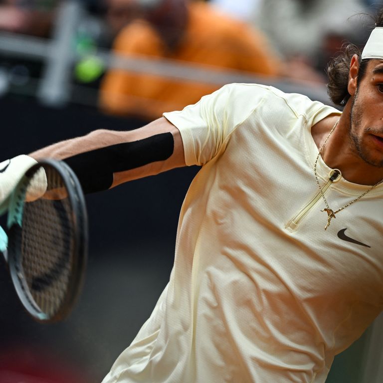 Lorenzo Musetti agli Internazionali di Roma