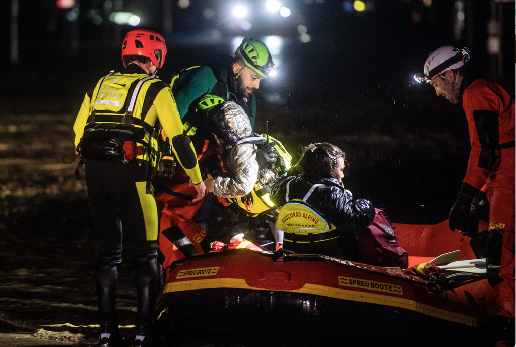 Salvataggi a Forl&igrave;, dopo l'alluvione