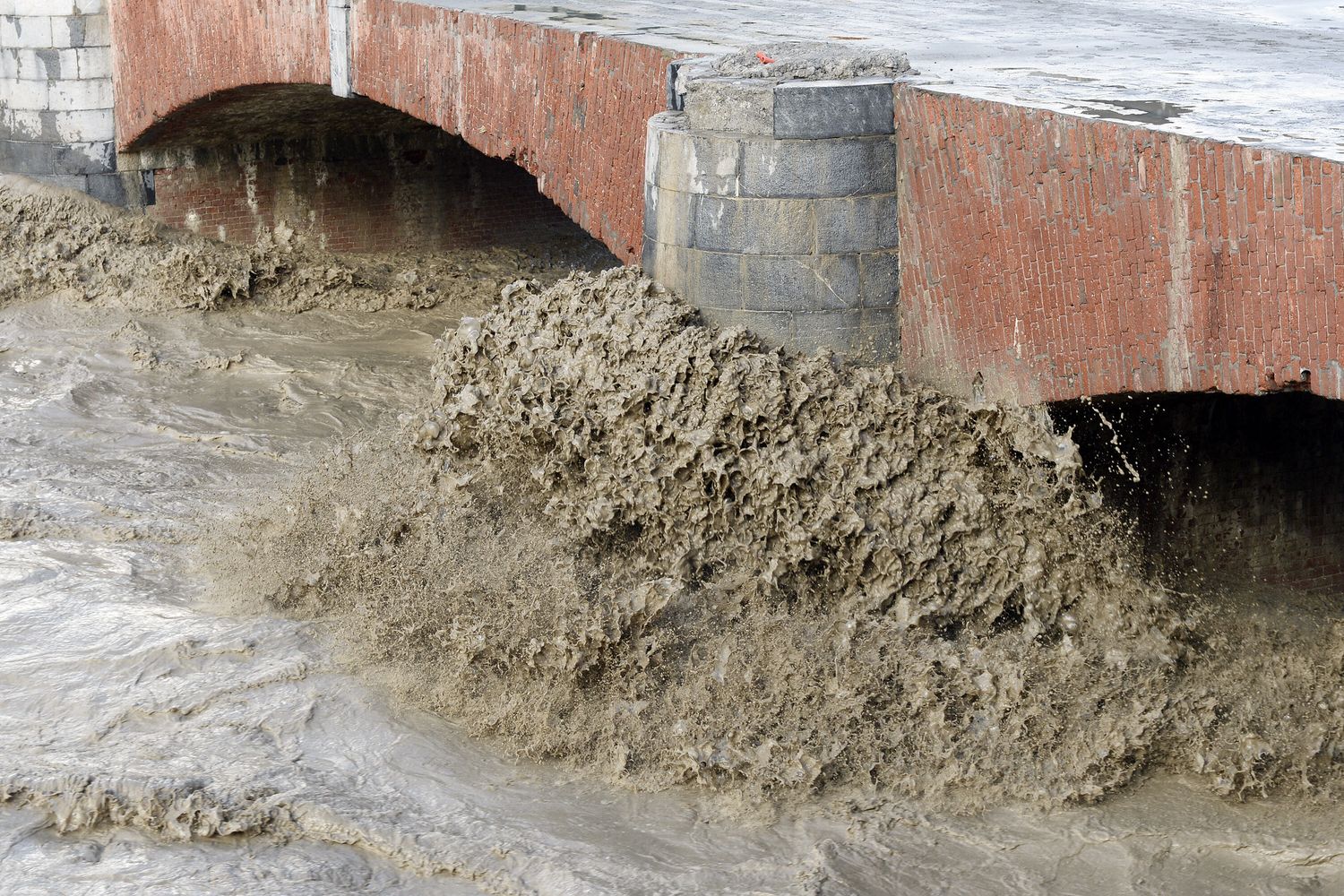 La piena del fiume Tanaro nel Cuneese in un'immagine di repertorio&nbsp;