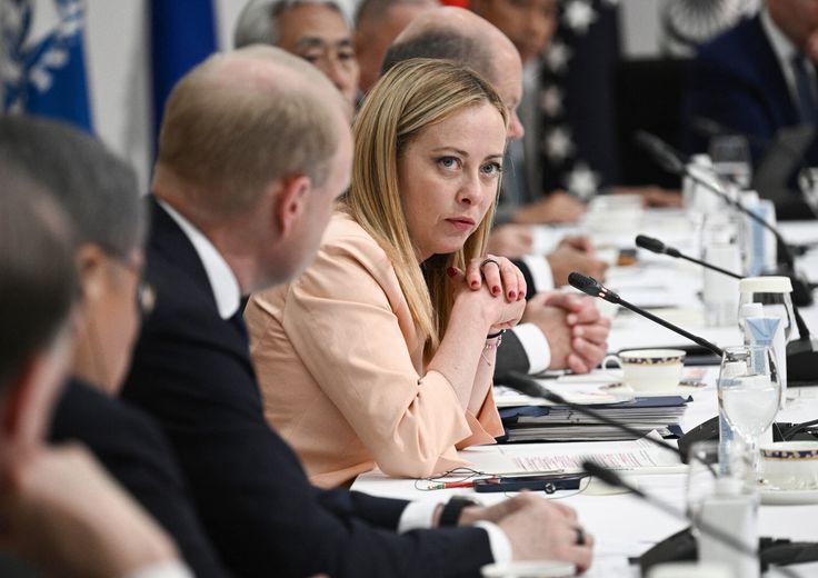 La premier Giorgia Meloni
