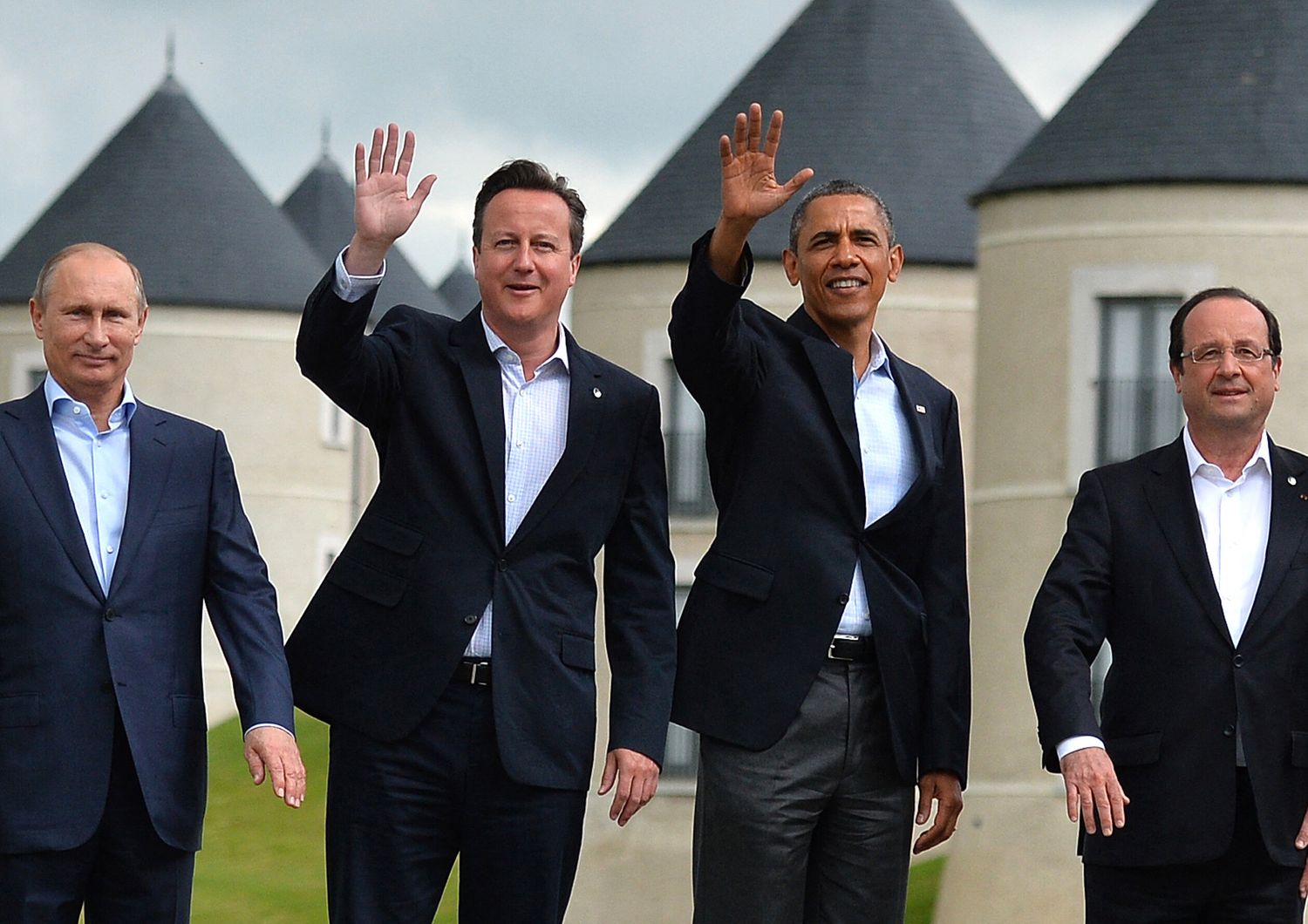 Putin, Cameron, Obama e Hollande al G8 del 2013