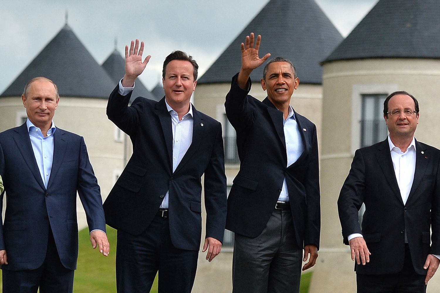 Putin, Cameron, Obama e Hollande al G8 del 2013