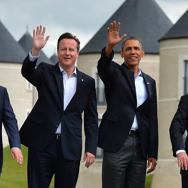 Putin, Cameron, Obama e Hollande al G8 del 2013