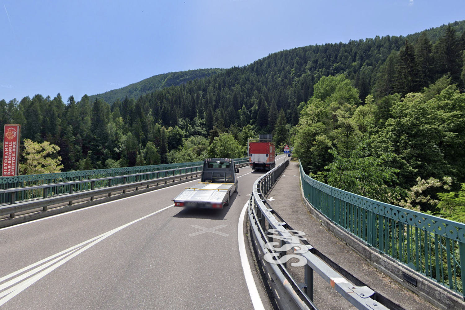 Il ponte sul torrente Noce