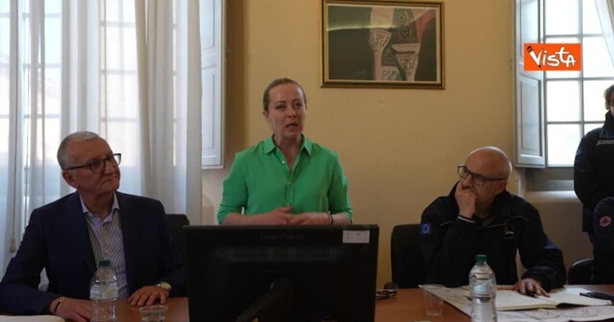 Meloni in Emilia Romagna: Ho visto tanto orgoglio e tanta voglia di ...