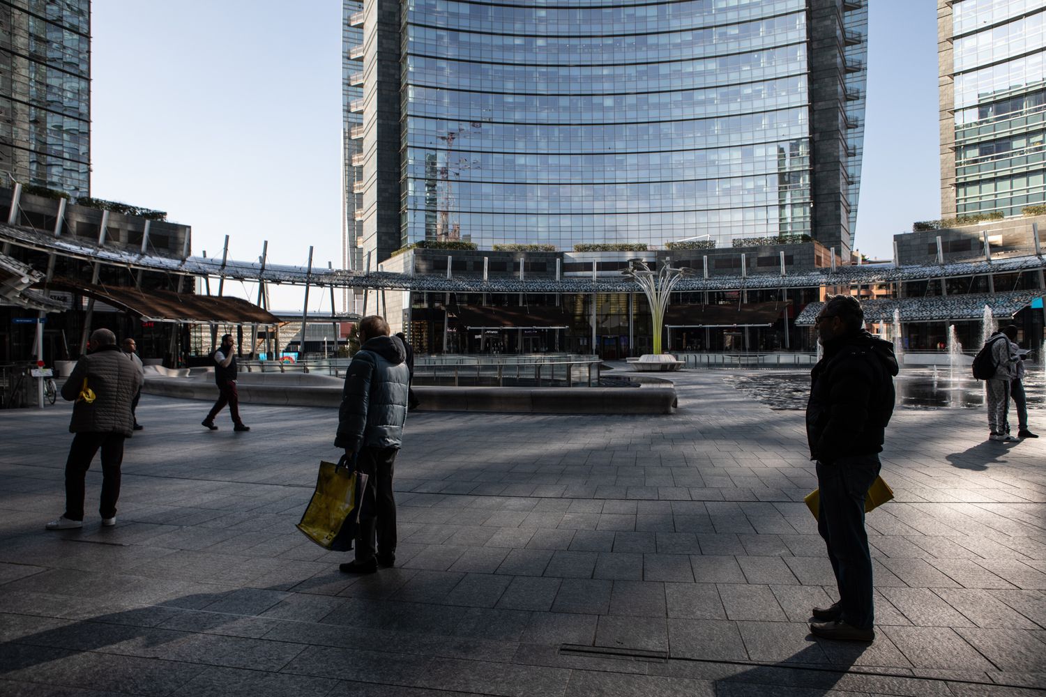 Piazza Gae Aulenti a Milano