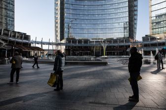 Piazza Gae Aulenti a Milano