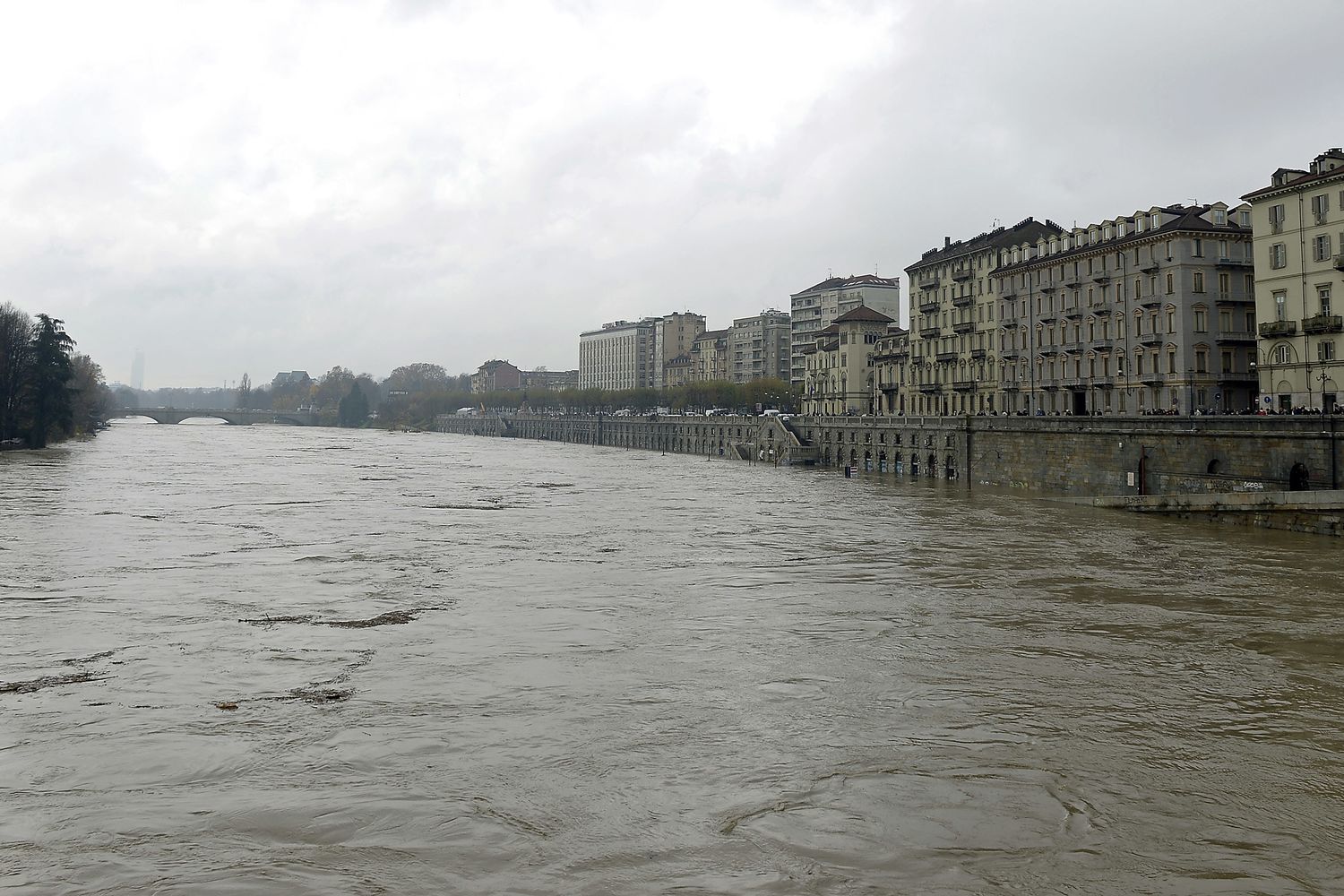 La piena del Po 25/11/2016