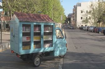 Il Bibliomotocarro di Antonio Lacava&nbsp;