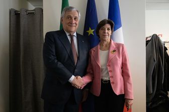 Il ministro degli Esteri Tajani e l'omologa francese Colonna in un incontro all'Onu a New York