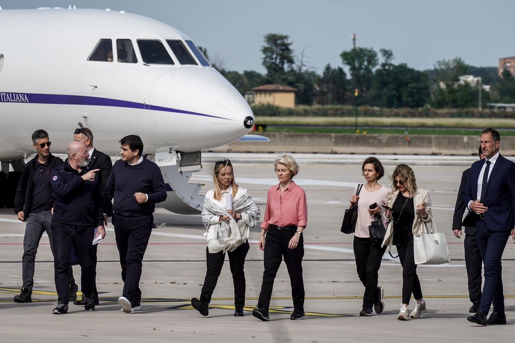 Giorgia Meloni e Ursula von der Leyen