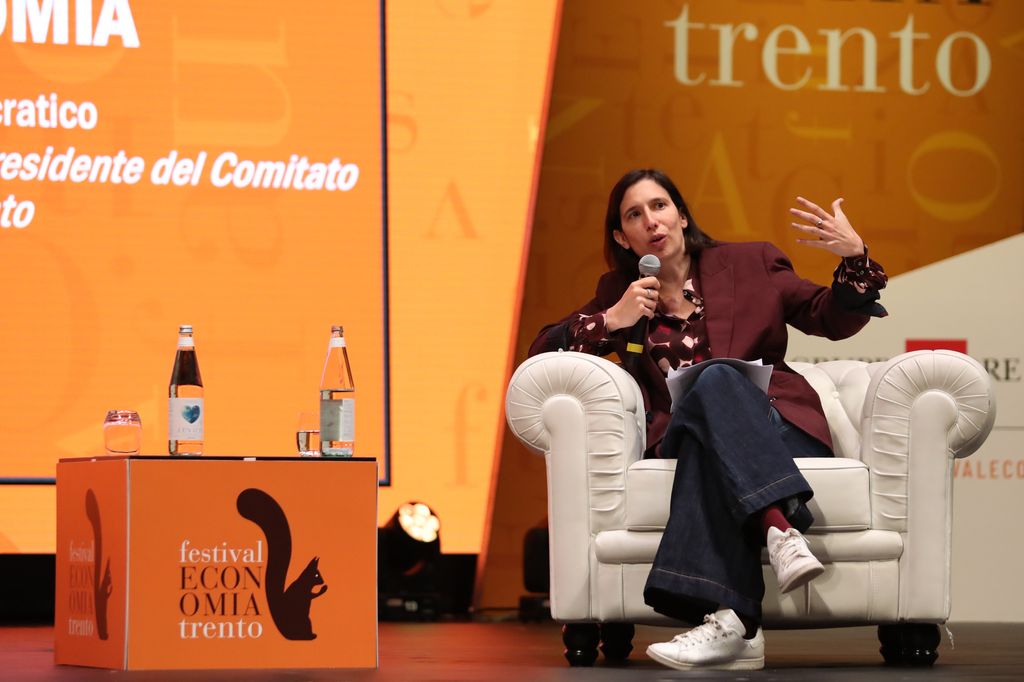 Elly Schlein al Festival di Trento