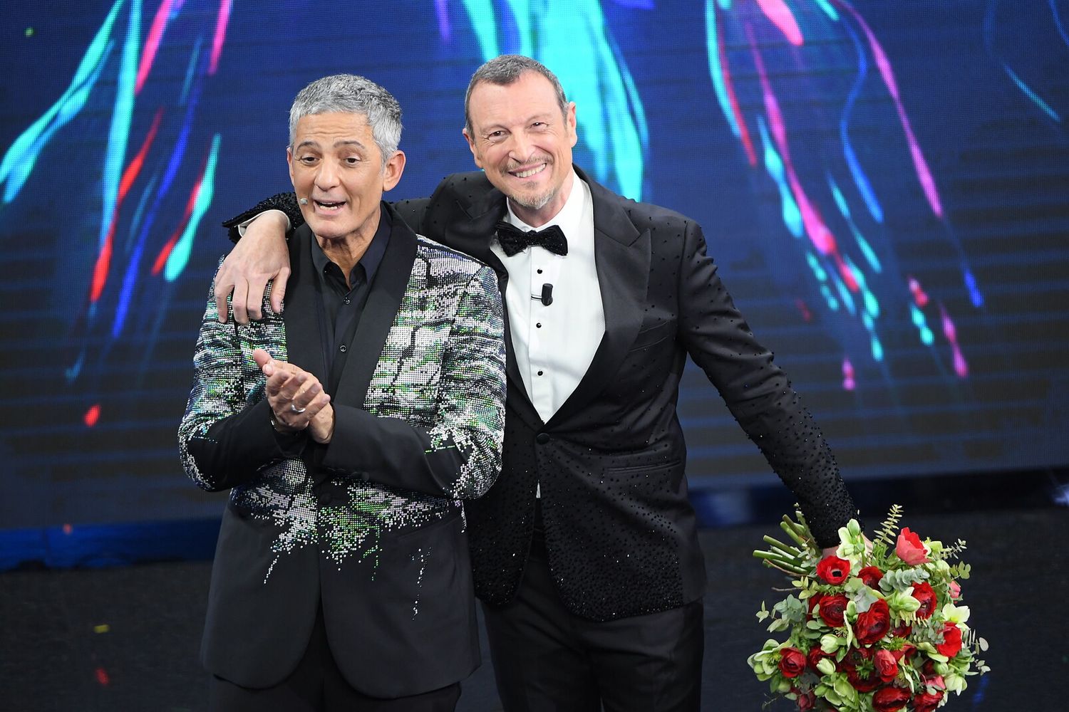 Fiorello e Amadeus a Sanremo