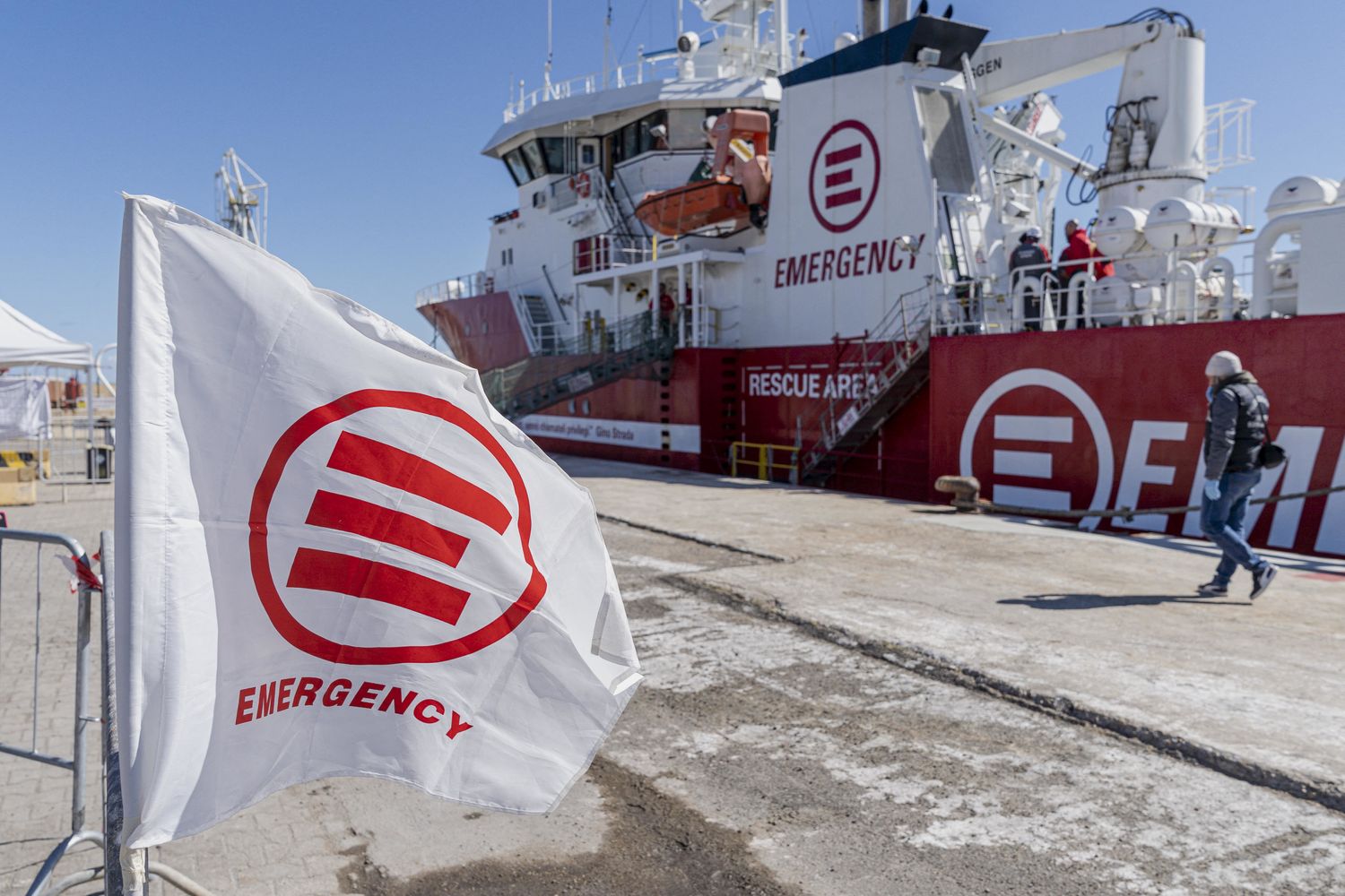 La nave Life Support di Emergency&nbsp;