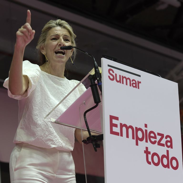 La vicepremier spagnola Yolanda Diaz