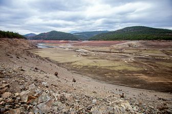 Siccit&agrave;: la diga di Nilufer in Turchia
