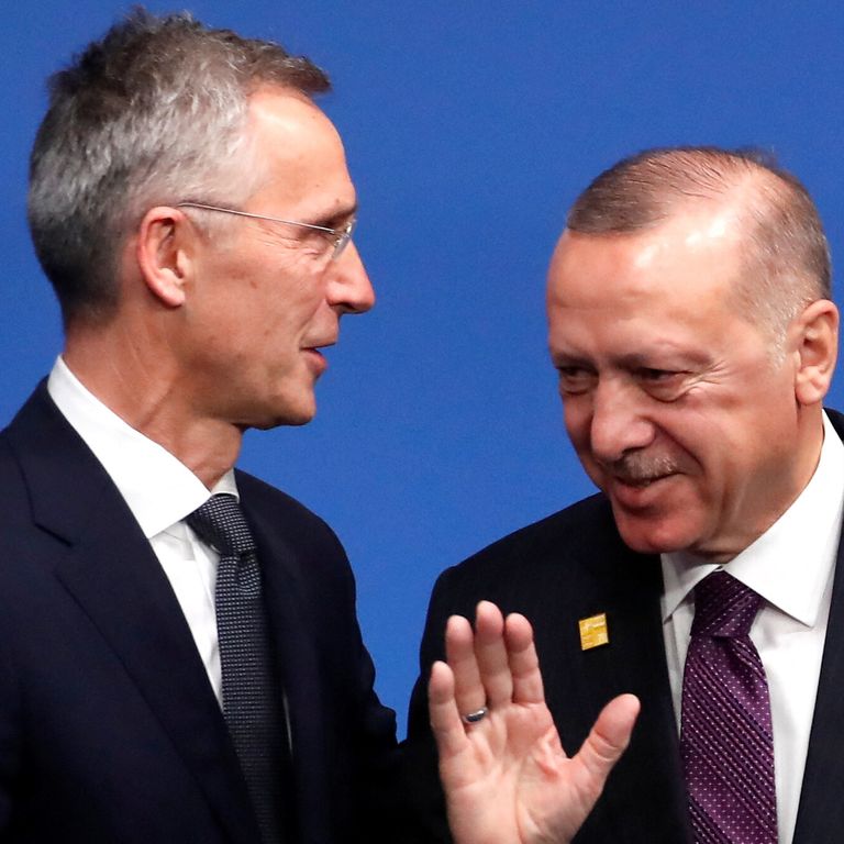 Stoltenberg e Erdogan