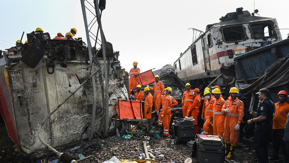 L'incidente ferroviario in India