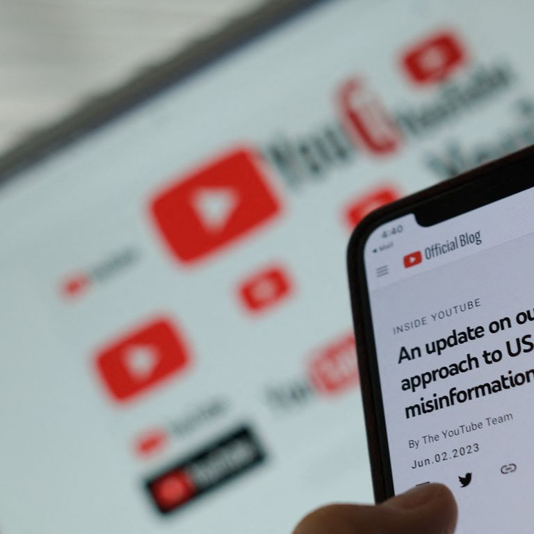 Il post di YouTube sulla disinformazione&nbsp;
