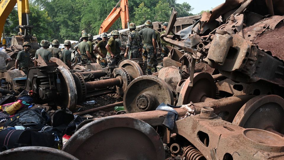 L'incidente ferroviario in India