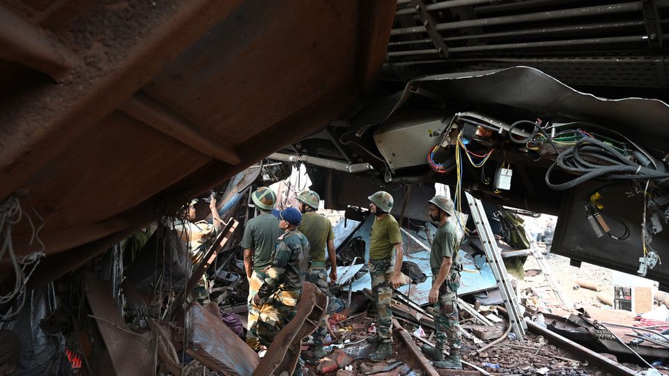 L'incidente ferroviario in India