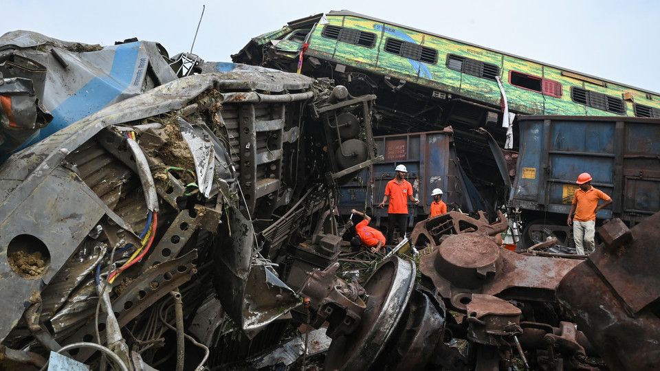 L'incidente ferroviario in India