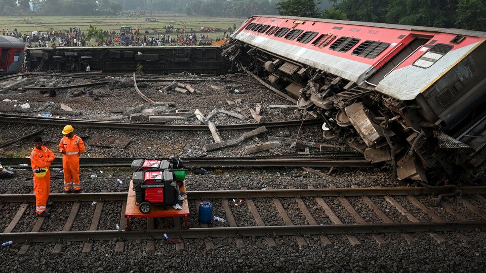 L'incidente ferroviario in India