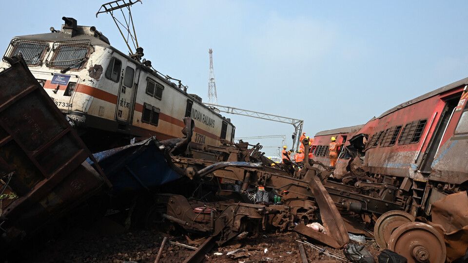 L'incidente ferroviario in India