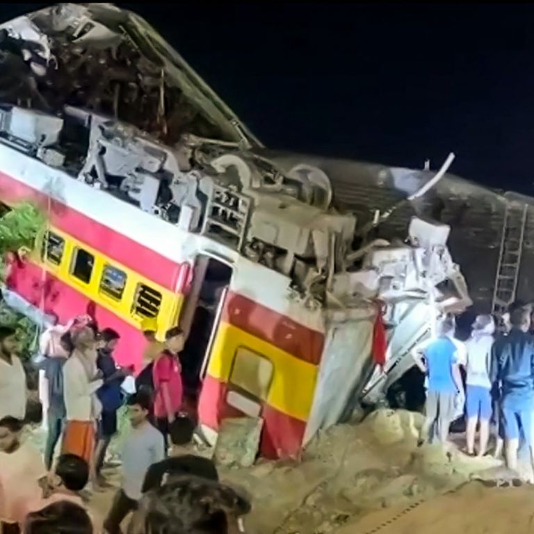 L'incidente ferroviario in India