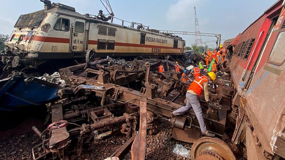 L'incidente ferroviario in India