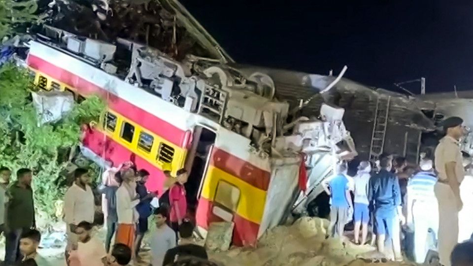 L'incidente ferroviario in India