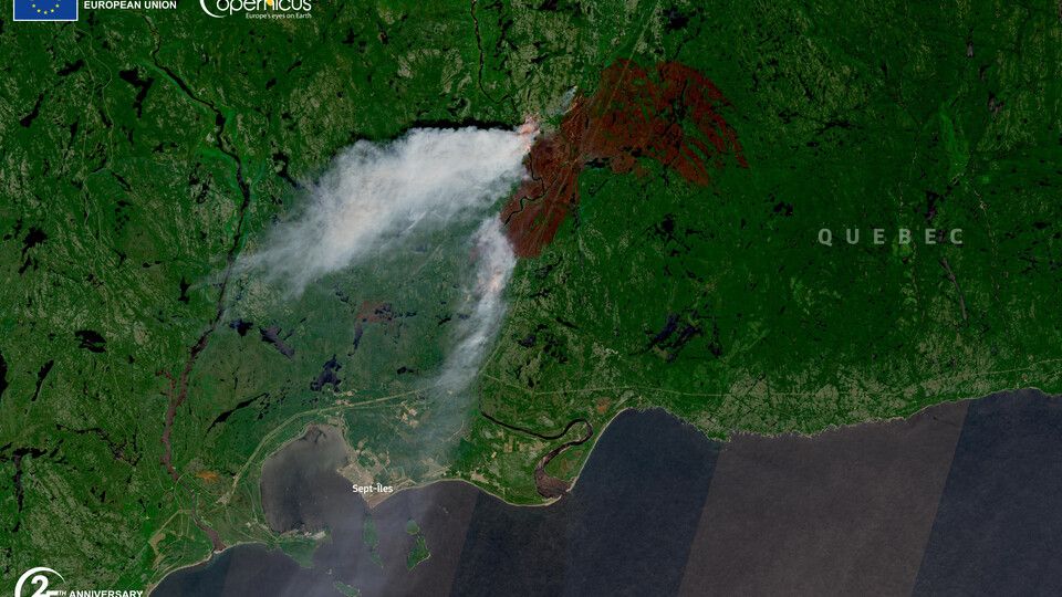 Incendi in Quebec&nbsp;