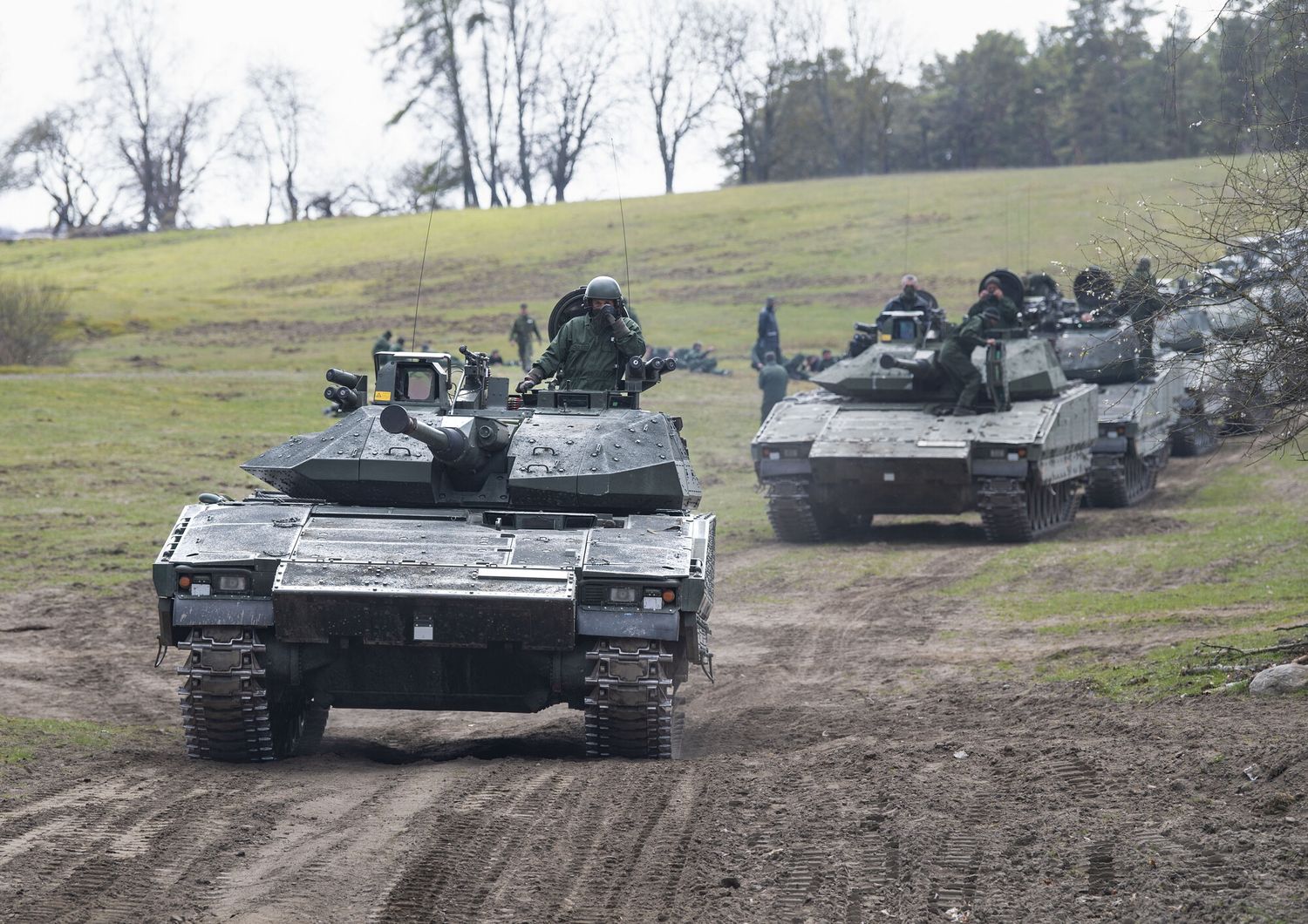 Militari ucraini in addestramento in Svezia
