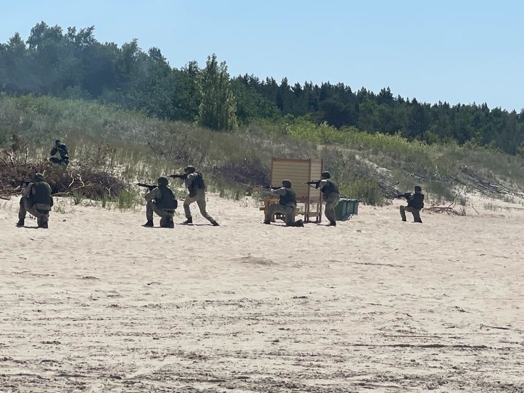 Marine lituani impegnati nell'operazione &quot;Storm Strike&quot;