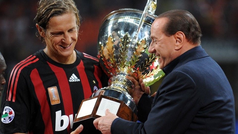 Con Massimo Ambrosini