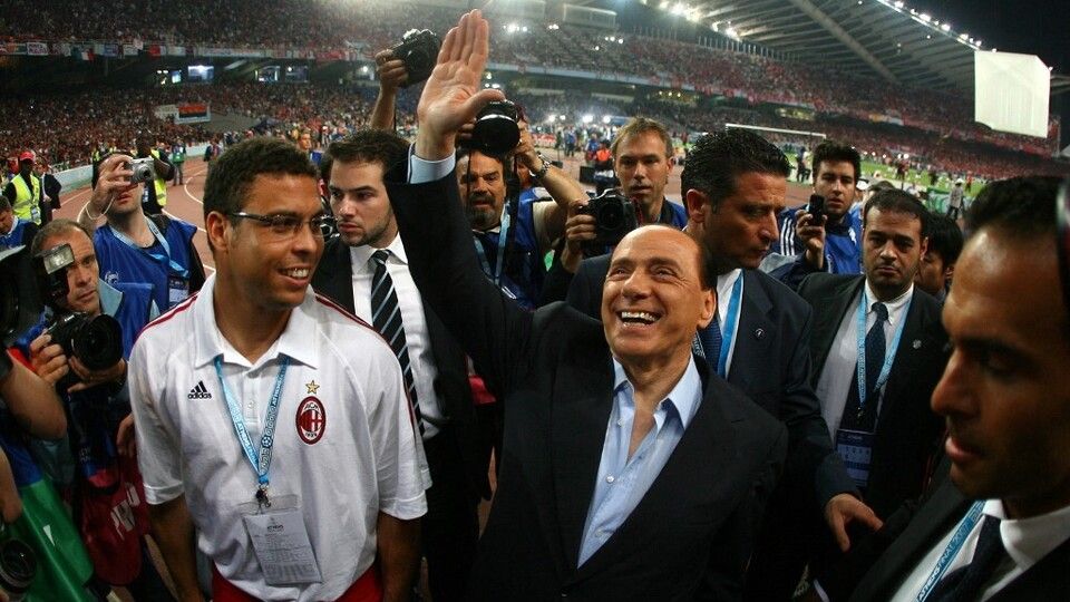 Con Ronaldo alla finale di Champions League contro il Liverpool allo Stadio Olimpico, ad Atene, il 23 maggio 2007