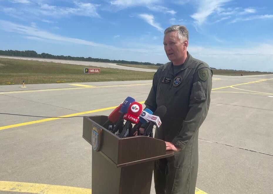 Antanas Matutis, comandante dell'aeronautica militare di Vilnius