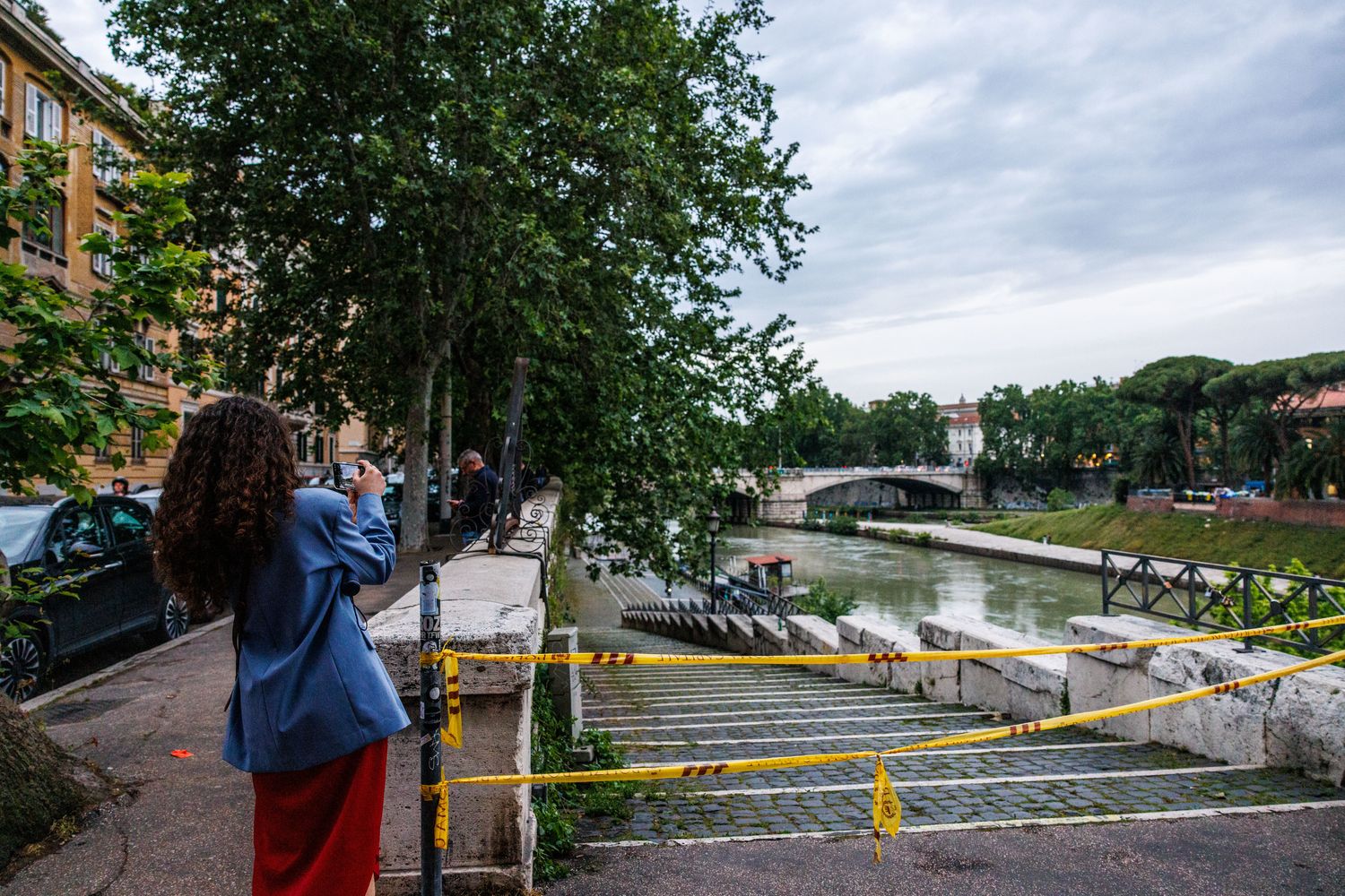Banchine del Tevere chiuse per allerta meteo