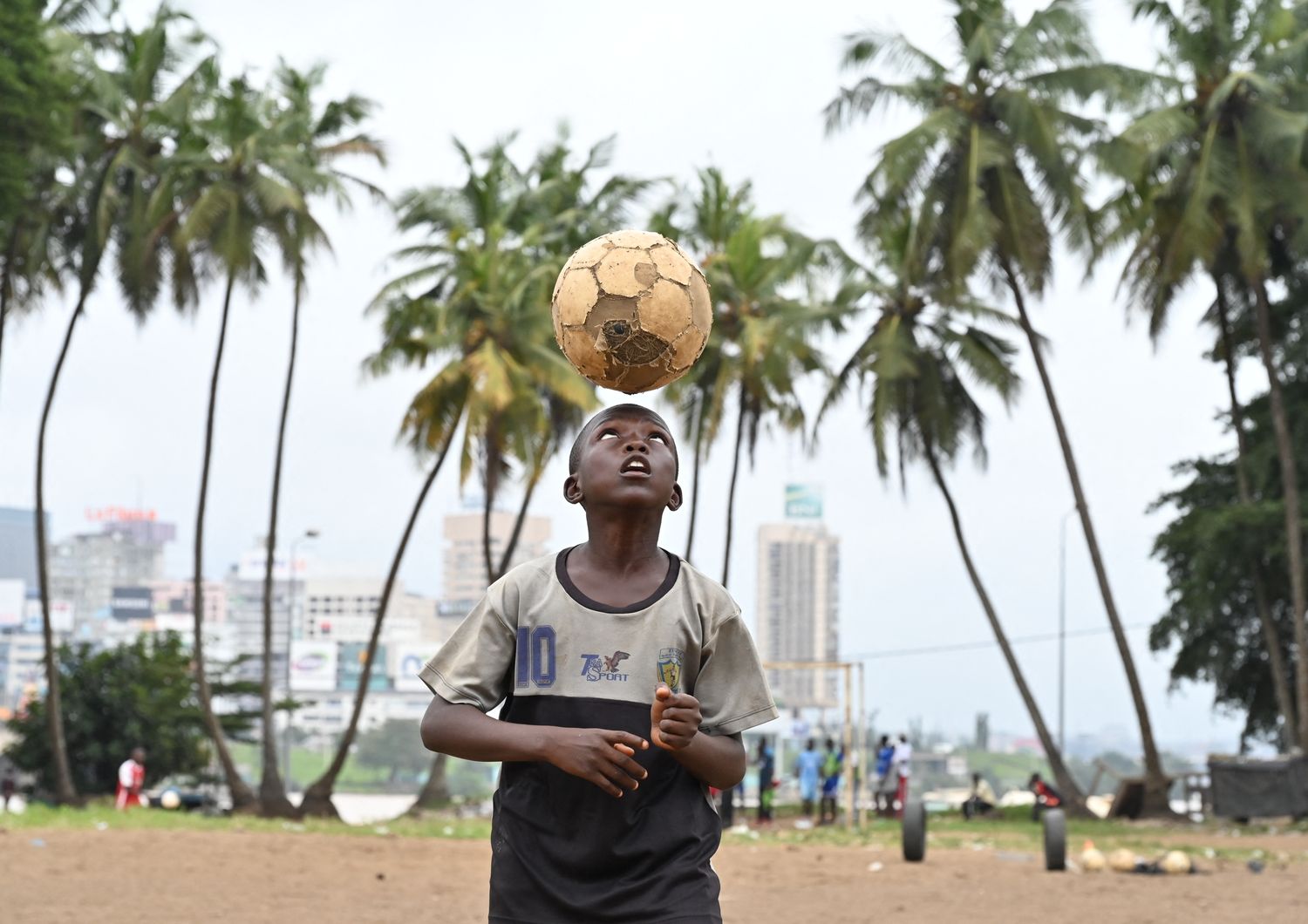 Giovanissimo calciatore africano