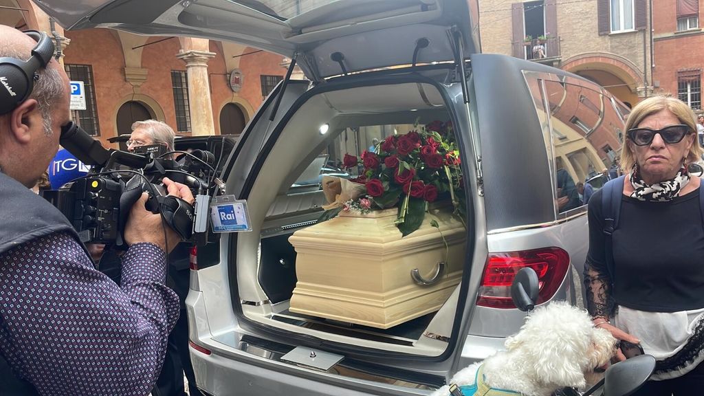 Il feretro di Flavia Franzoni