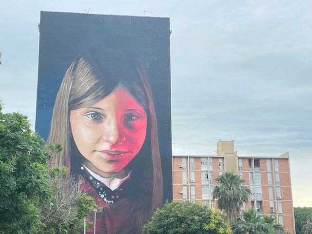 Murale allo Sperone di Palermo