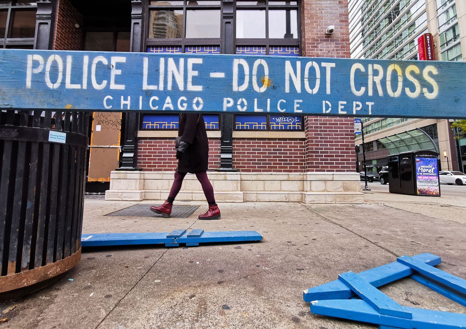 Area delimitata dalla polizia di Chicago (foto di repertorio)