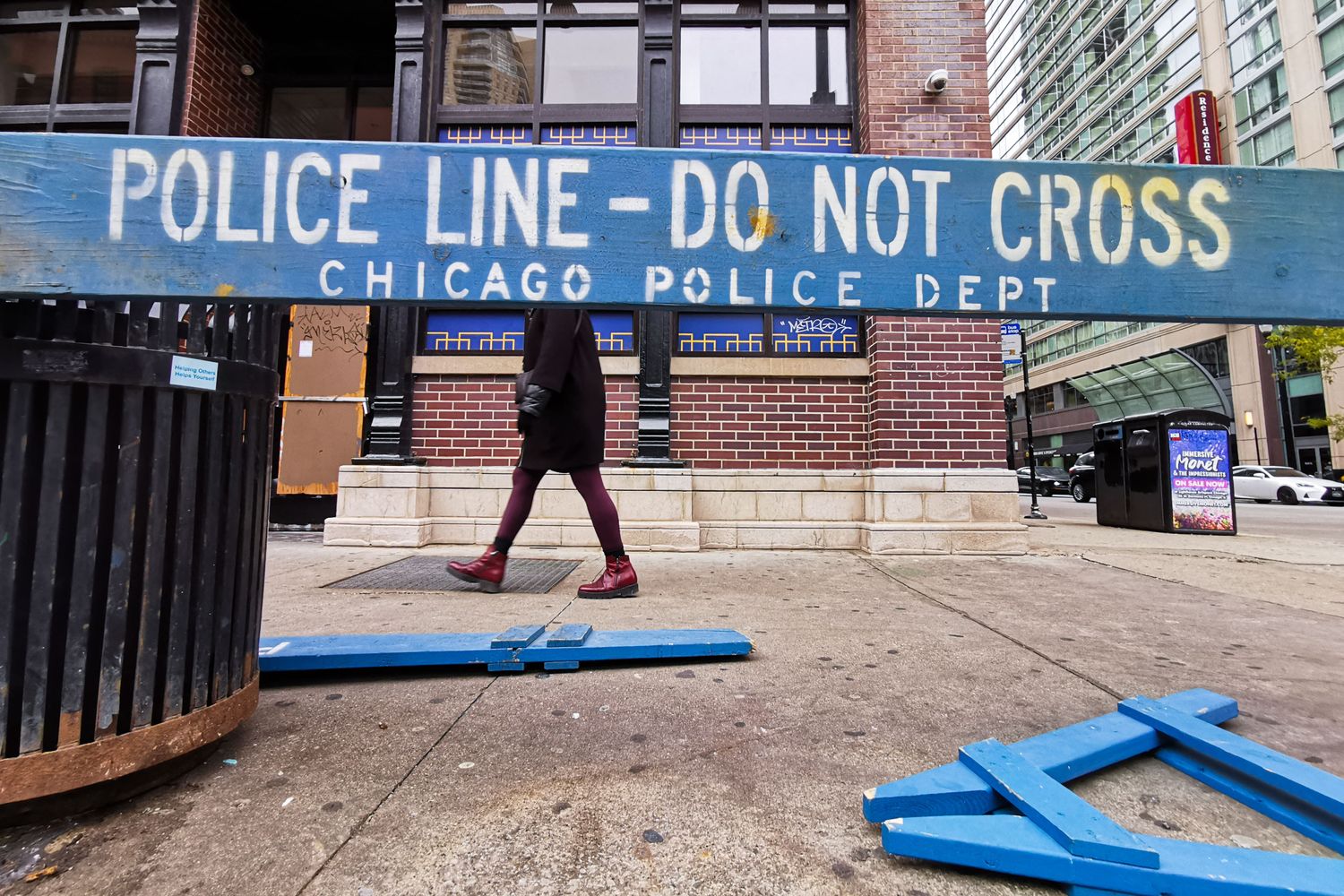 Area delimitata dalla polizia di Chicago (foto di repertorio)
