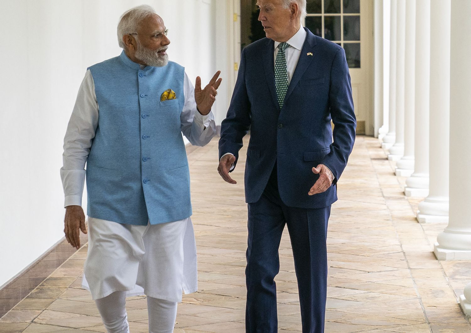 Narendra Modi e Joe Biden