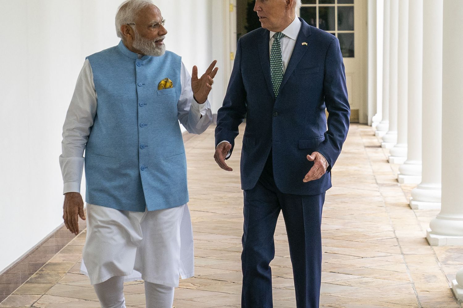 Narendra Modi e Joe Biden