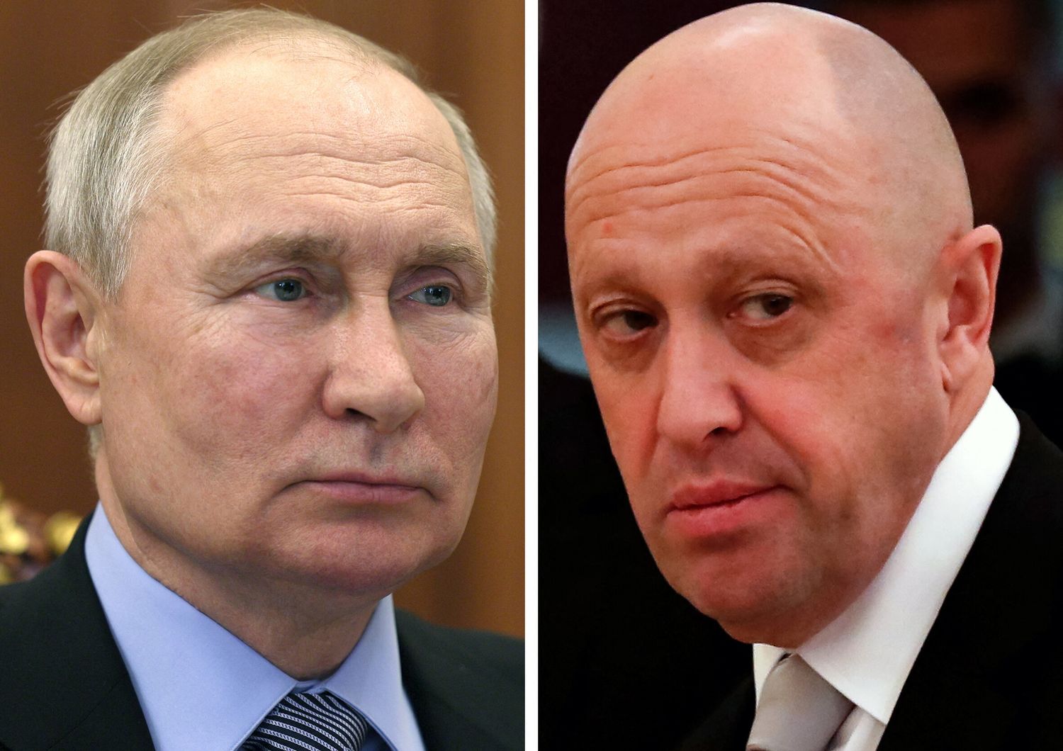 Putin e Prigozhin&nbsp;